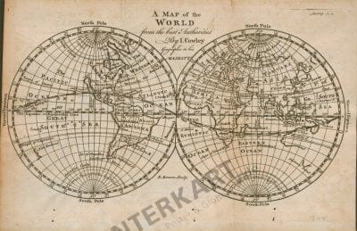 1744 - World in Hemispheres (Replica)