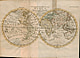 1747 - Welt in Hemisphären (Replikat) 27 x 19cm