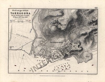 1811 - Plan of the Siege of Tarragona