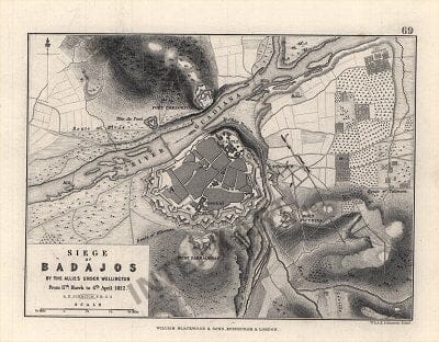 1812 - Siege of Badajos 28 x 22cm