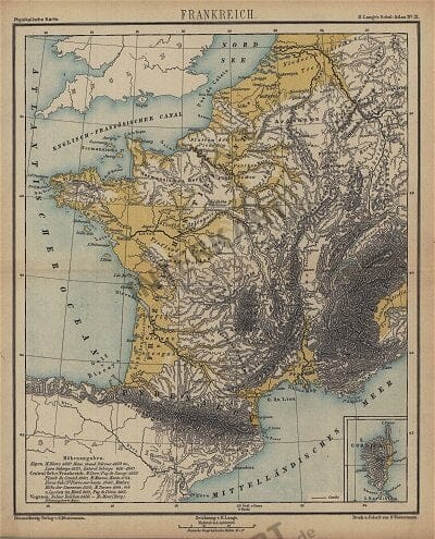 1883 - France 33 x 29cm