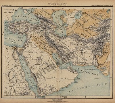 1883 - Middle East- 33 x 29cm