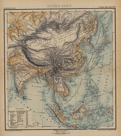 1883 - Asia 33 x 29cm