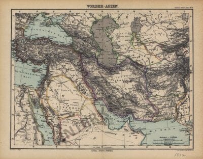 1882 - Middle East 32 x 25cm