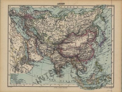1882 - Asia Middle East 32 x 25cm