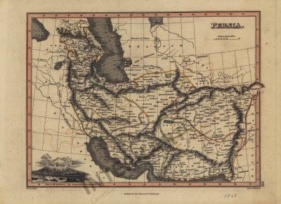 1823 - Persia 37 x 27cm
