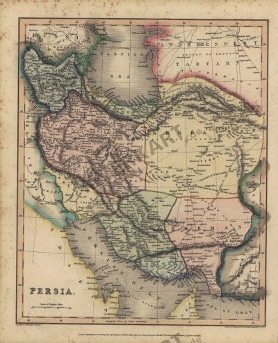 1839 - Persia 26 x 33cm