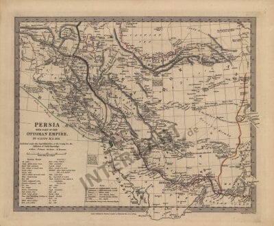 1831 - Persia 41 x 34cm