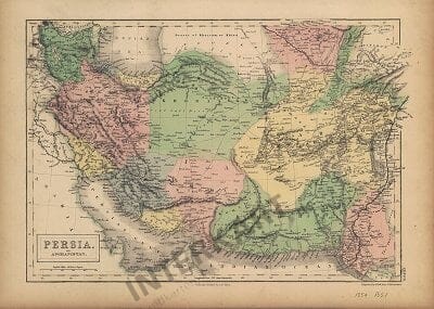 1854 - Persia and Afghanistan (Replica)