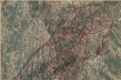 Nachtruhestellungen vom 3. auf den 4. September