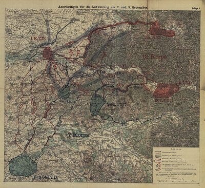 1903 - Anlage und Ausgangssituation für die Aufklärungsübung