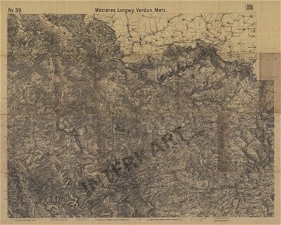 1917 - Mezieres, Longwy, Verdun, Metz