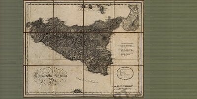 1830 - Carta della Sicilia (Replica)