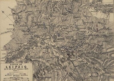 1813 - Battle of Leipzig 20 x 15cm