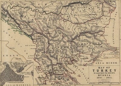 1799-1806 - Map of Turkey