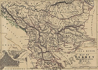 1799-1806 - Map of Turkey