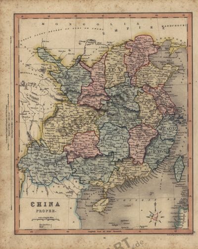1839 - China 26 x 32cm (Replica)