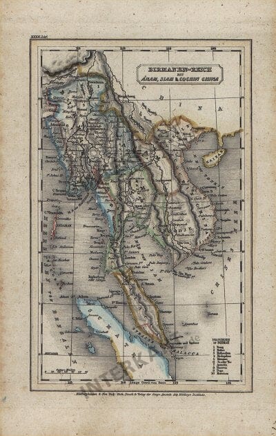 1831 - Asia 12 x 18cm