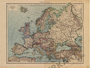 1881 - Europa Politisch (Replikat)