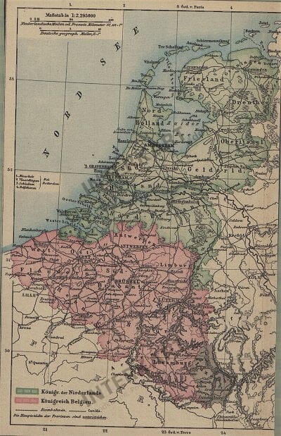 1883 - Belgium & Netherland -