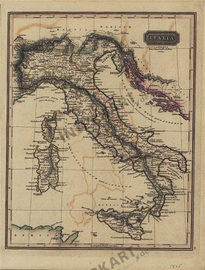 1825 - Italy 32 x 24cm