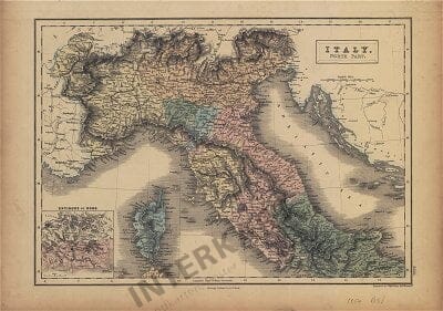 1844 - Italy North Part