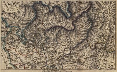 1867 - Carta Postale dei quattro Laghi IN Lombardia