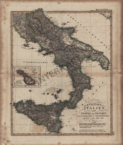 1825 - Südliches Italien