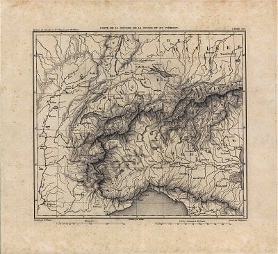 Switzerland 30 x 28cm