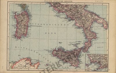 1881 - Italy South Part (Replica)