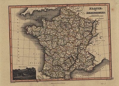 1823 - France in Departments