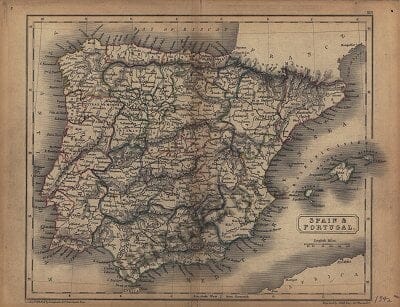 1842 - Spain & Portugal