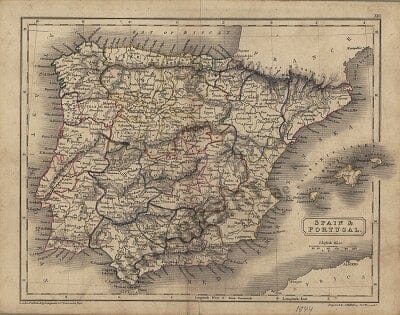 1844 - Spain & Portugal