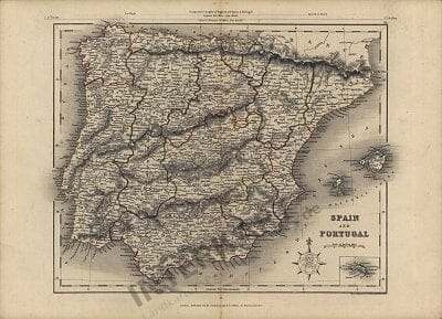 1850 - Spain & Portugal