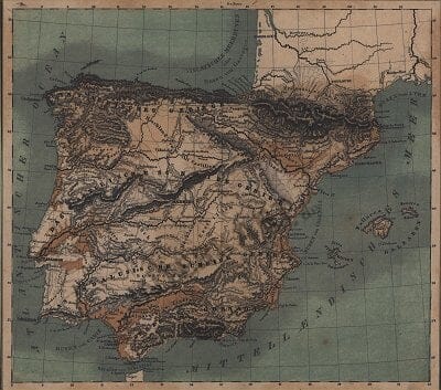 1855 - Spain 27 x 24cm