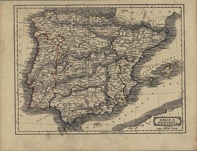 1858 - Spain & Portugal