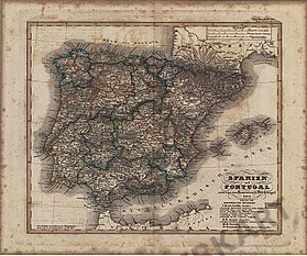 1834 - Spanien & Portugal
