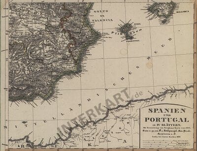 1855 - Spain & Portugal