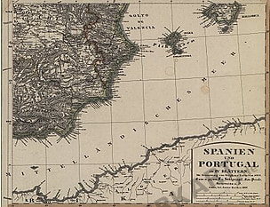 1855 - Spanien & Portugal