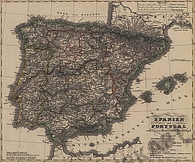 1834 - Spanien & Portugal