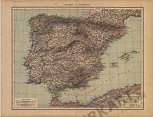 1881 - Spanien & Portugal (Replikat)