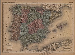 1865 - Espagna et Portugal