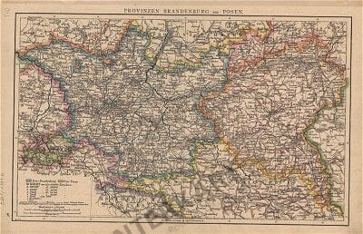 1881 - Province of Silesia (Replica) 42 x 27cm
