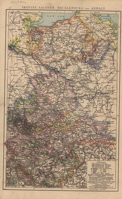 1881 - Provinz Sachsen, Mecklenburg und Anhalt (Replica)
