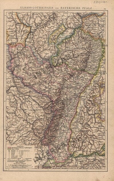 1881 - Elsass - Lothringen und Bayrische Pfalz (Replica)