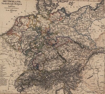 1855 - Deutschland, Niederlande, Belgien und Schweiz