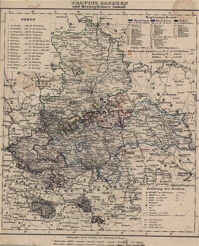 1859 - Provinz Sachsen und Herzogthümer Anhalt