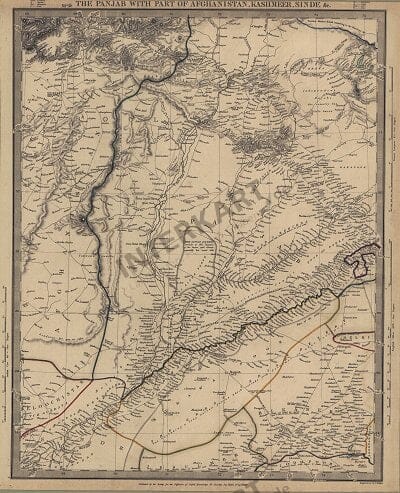 The Panjab with Part of Afghanistan, Kahmeer, Sinde & Co