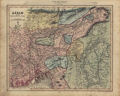 1839 - Assam with the N.E. India & Part of Burmah