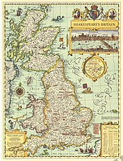 1964 Shakespeare's Britannien 48 x 63cm